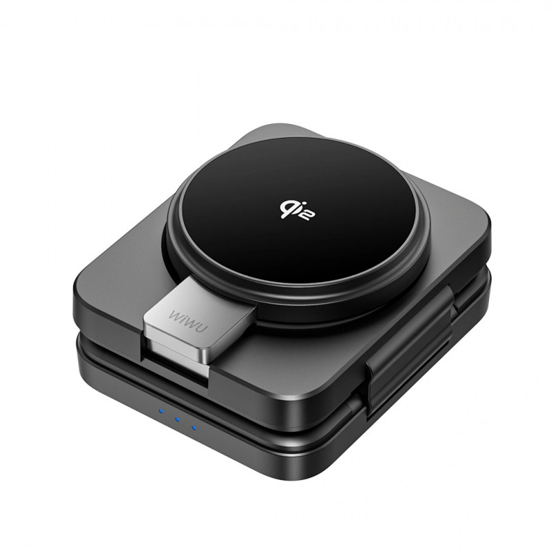 Фото БЗУ WIWU Wi-W028 QI2 3 in 1 wireless charger (Black) в магазине vchehle.ua