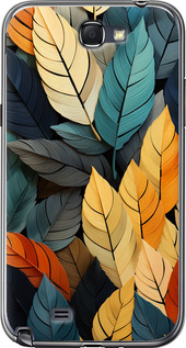 

Чохол Кольорове листя на Samsung Galaxy Note 2 N7100 1629539