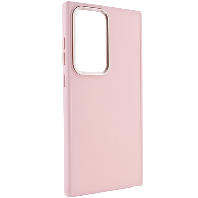 TPU чохол Bonbon Metal Style на Samsung Galaxy S23 Ultra (Рожевий / Light pink)