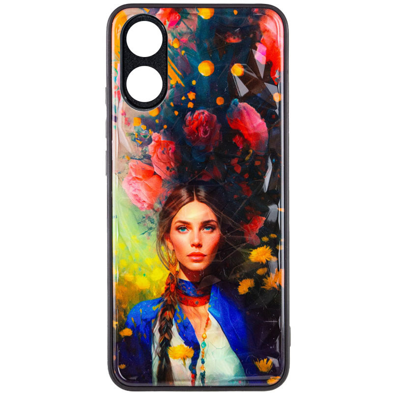 TPU+PC чохол Prisma Ladies на Oppo A38 / A18 (Peonies)