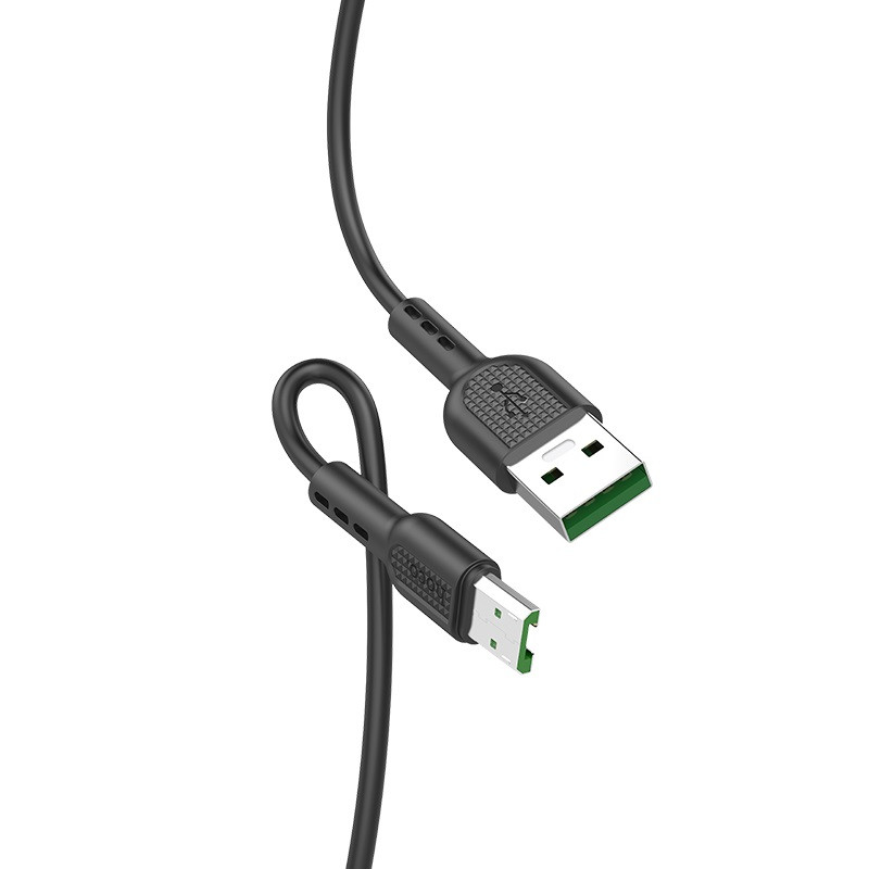 Фото Дата кабель Hoco X33 Surge USB to MicroUSB (1m) (Черный) на vchehle.ua