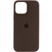 Чехол Silicone Case Full Protective (AA) для Apple iPhone 16 Pro Max (6.9") (Темно-коричневый / Umber)