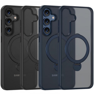 TPU+PC чохол Magnetic Safe Colorful HQ Ring на Samsung Galaxy S25