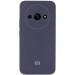 Чохол Silicone Cover Lakshmi Full Camera (AAA) with Logo на Xiaomi Redmi A3 (Сірий / Dark Gray)