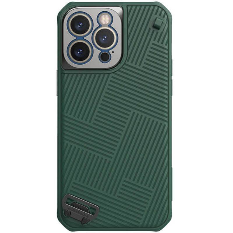 Купить Карбоновая накладка Nillkin Strap Magnetic Case для Apple iPhone 14 Pro Max (6.7") (Green) на vchehle.ua