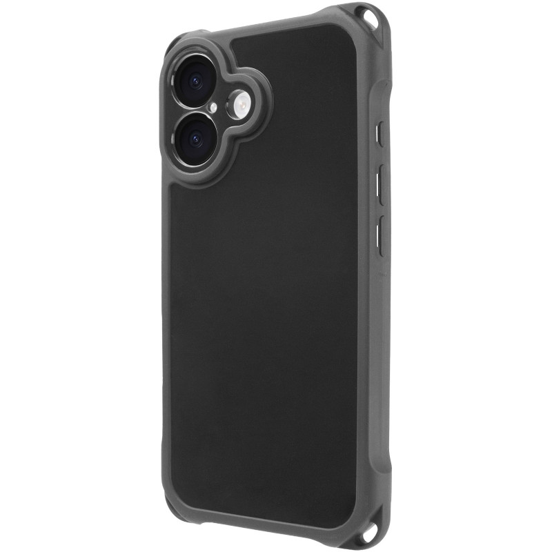 Фото Чехол TPU CrossBody with straps для Apple iPhone 16 Plus (6.7") (Black) на vchehle.ua