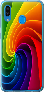 Чехол Радужный вихрь для Samsung Galaxy A20 2019 A205F
