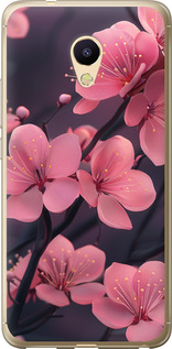Чехол Пурпурная сакура для Meizu M5s