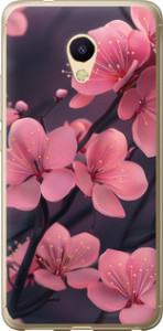 Чехол Пурпурная сакура для Meizu M5s