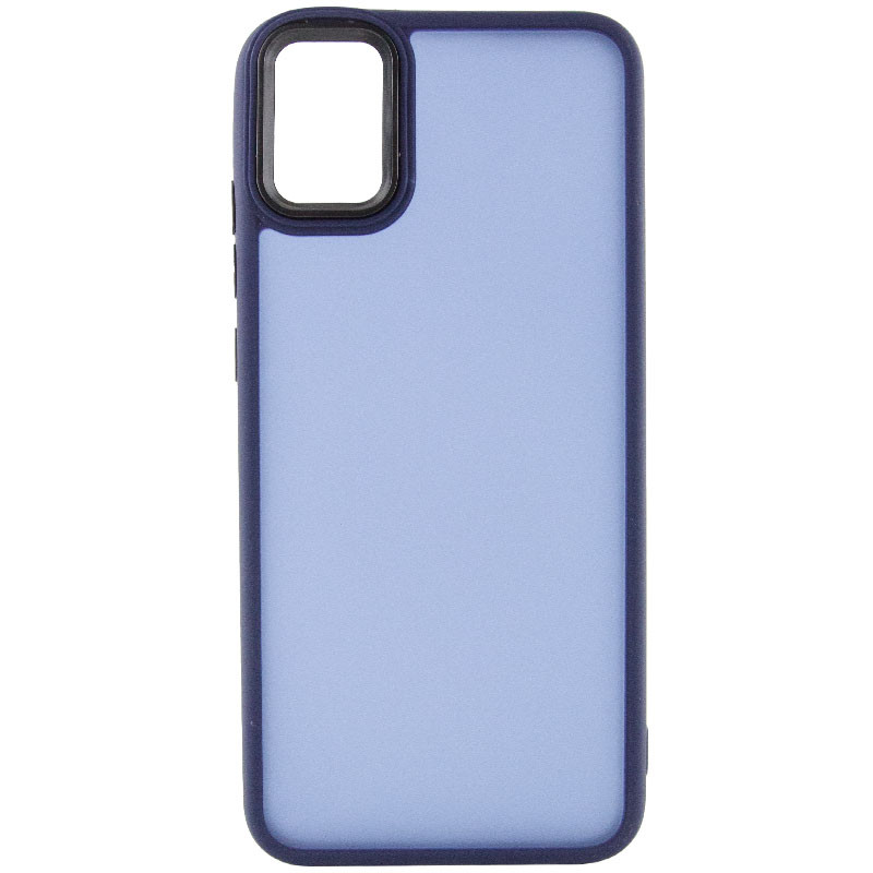 Фото Чехол TPU+PC Lyon Frosted для Samsung Galaxy A07 (Navy Blue) на vchehle.ua
