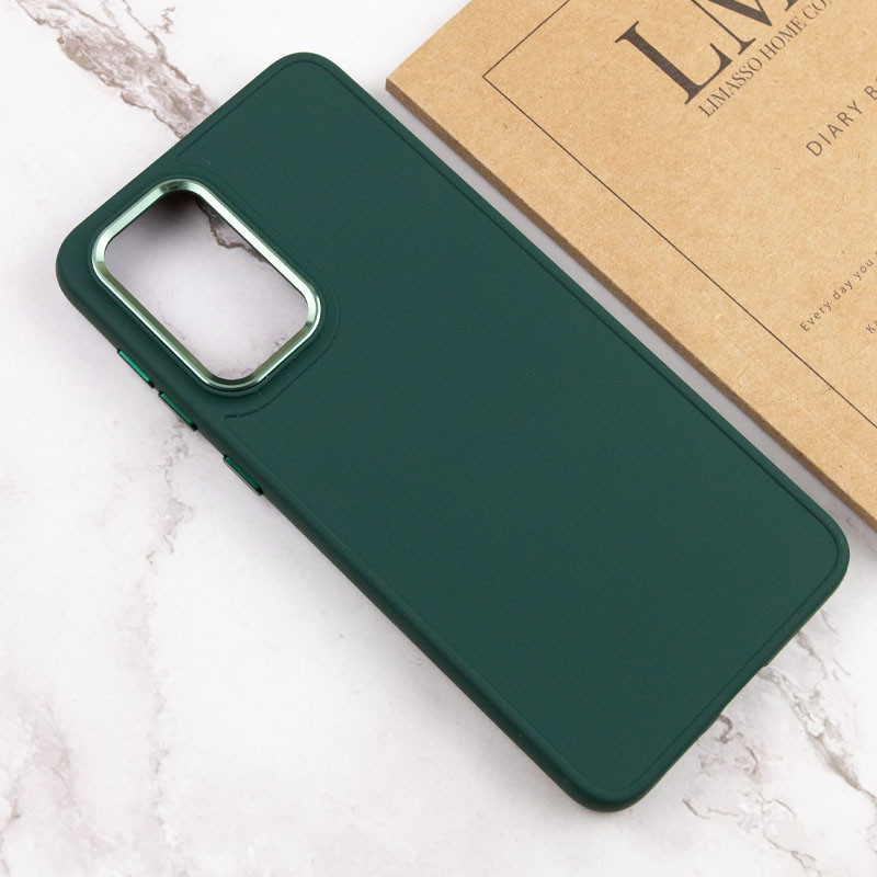 TPU чохол Bonbon Metal Style на Samsung Galaxy A35 (Зелений / Army green) в магазині vchehle.ua