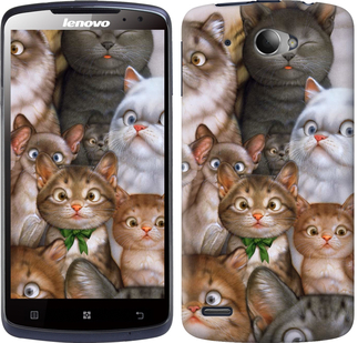

Чохол коты для Lenovo S920 476442