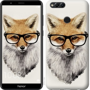 

Чехол Лис в очках для Huawei Honor 7X 658003