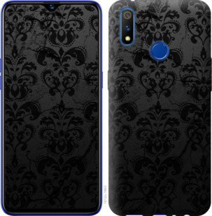

Чехол узор черный для Realme 3 Pro 919234