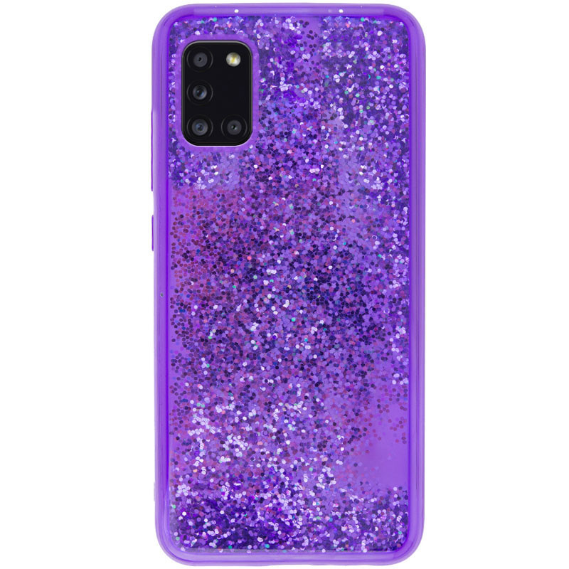 

TPU+PC чехол Sparkle (glitter) для Samsung Galaxy A31 (Фиолетовый) 911155