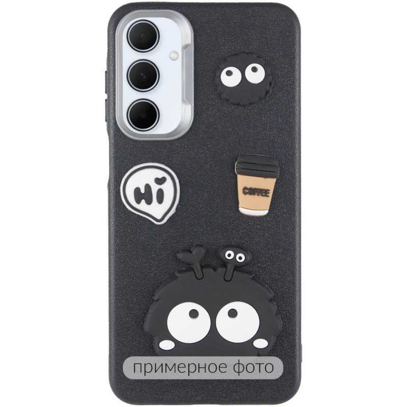 Фото Чохол TPU Leather Toys на Xiaomi Redmi 13 4G / Poco M6 4G (Monster / Black) на vchehle.ua