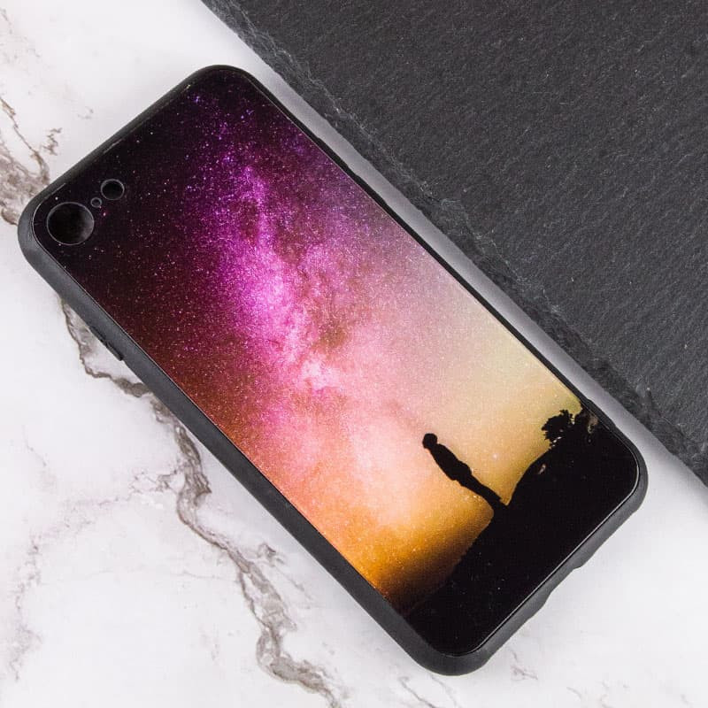 Фото TPU+Glass чохол Diversity на Apple iPhone 7 / 8 / SE (2020) (4.7") (Solitude) в маназині vchehle.ua