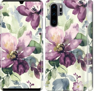 

Чехол Цветы акварелью для Huawei P30 Pro 701718