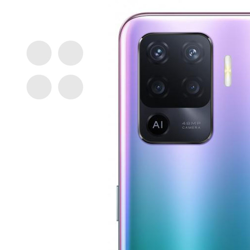 Гнучке захисне скло 0.18mm на камеру (тех.пак) на Oppo Reno 5 Lite