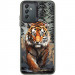 TPU+PC чехол TakiTaki Magic glow для Samsung Galaxy A24 4G (Tiger / Black)