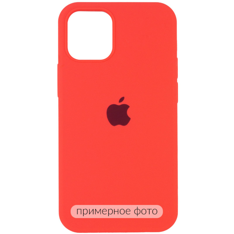 Чехол Silicone Case Full Protective (AA) для Apple iPhone 16 Pro Max (6.9") (Арбузный / Watermelon red)