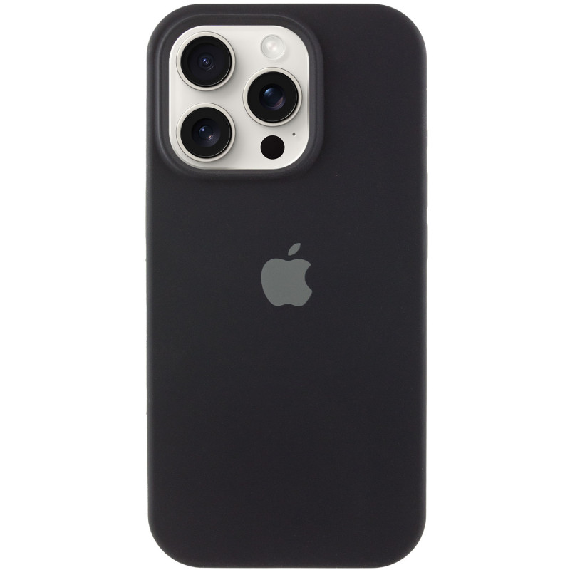 Чохол Silicone Case Full Protective (AA) на Apple iPhone 14 Pro Max (6.7") (Чорний / Black)