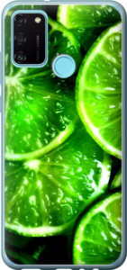 Чехол Зелёные дольки лимона для Huawei Honor 9A