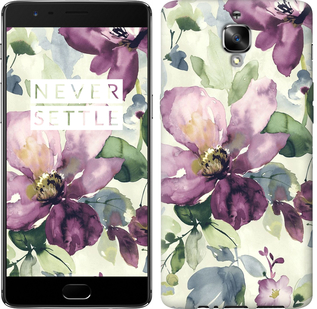 

Чехол Цветы акварелью для OnePlus 3T 688708