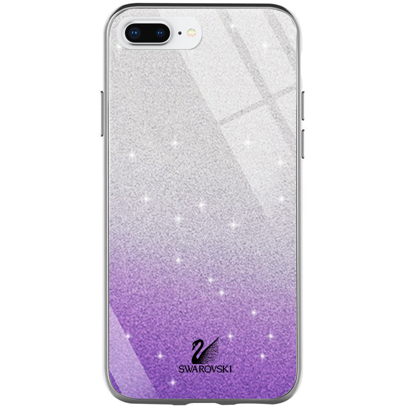 

TPU+Glass чехол Swarovski для iPhone 7 plus (5.5") (Фиолетовый) 784943