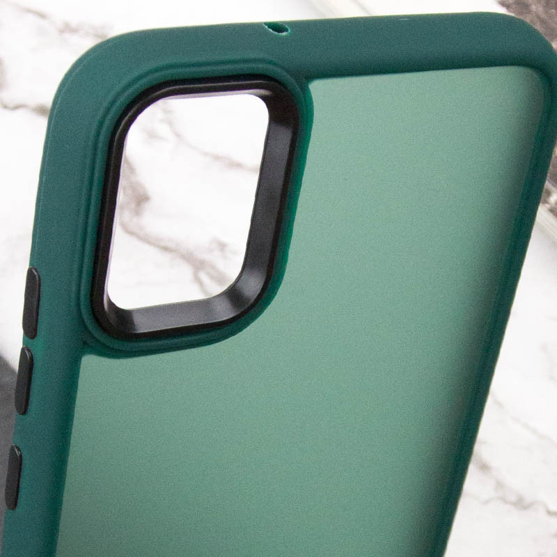 Купить Чехол TPU+PC Lyon Frosted для Samsung Galaxy A51 (Green) на vchehle.ua