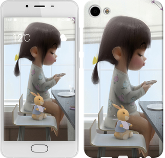 

Чохол Мила дівчинка з зайчиком на Meizu U10 636628