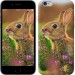 Чехол Кролик и цветы для iPhone 6 Plus