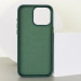 Фото Шкіряний чохол Bonbon Leather Metal Style with Magnetic Safe на Apple iPhone 11 Pro Max (6.5") (Зелений / Pine green) на vchehle.ua