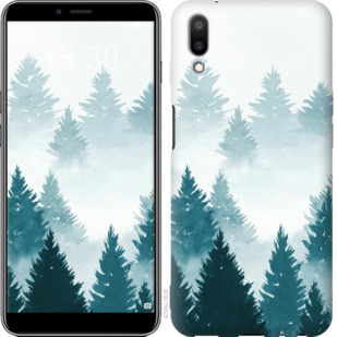 

Чохол Акварельні Ялинки на Meizu E3 862649