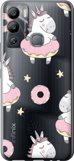 

Чехол Единорожки для Infinix Hot 12i 1624865