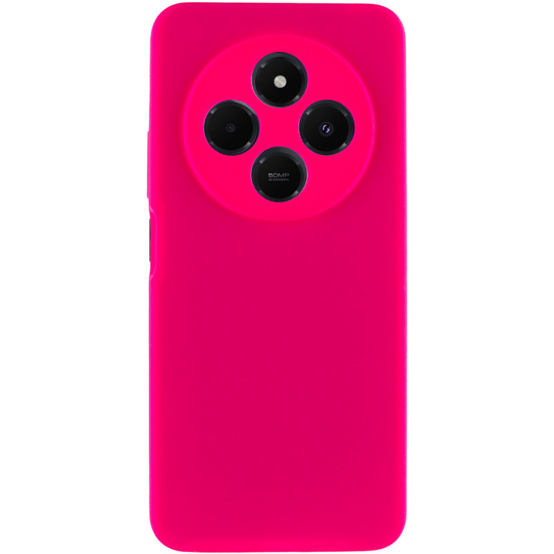 Фото Чохол Silicone Cover Lakshmi Full Camera (AAA) на Xiaomi Redmi 14C / Poco C75 (Рожевий / Barbie pink) в маназині vchehle.ua