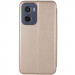 Фото Кожаный чехол-книжка Classy для Motorola Moto G05 / E15 (Золотой) на vchehle.ua