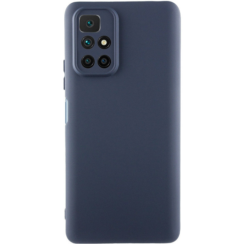 Чохол Silicone Cover Lakshmi Full Camera (AA) на Xiaomi Redmi 10 (Синій / Midnight Blue)