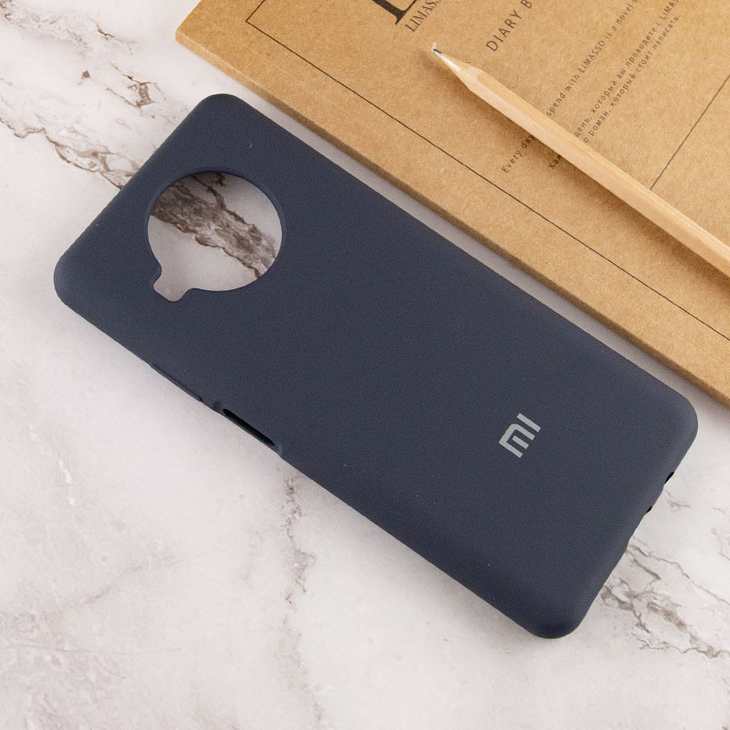 Купити Чохол Silicone Cover Full Protective (AA) на Xiaomi Mi 10T Lite / Redmi Note 9 Pro 5G (Темно синій / Midnight blue) на vchehle.ua