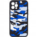 Чехол TPU+PC Army Collection для Apple iPhone 12 Pro Max (6.7") (Синий)