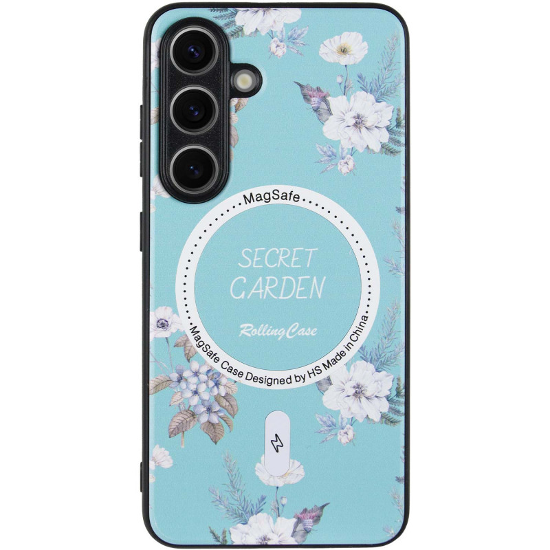 Фото TPU+PC чехол Secret with Magnetic Safe для Samsung Galaxy S24 FE (Mint) на vchehle.ua