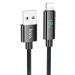 Дата кабель Hoco U125 Benefit 2.4A USB to Lightning with display (1.2m) (Black)