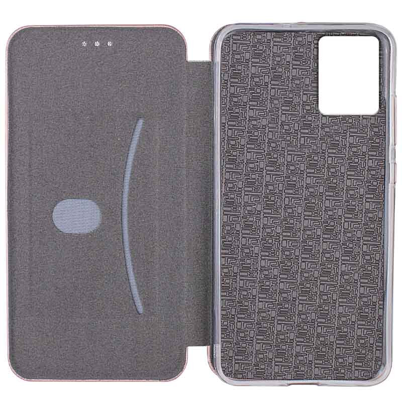 Фото Шкіряний чохол-книжка Classy на Xiaomi Redmi 12 (Rose Gold) в маназині vchehle.ua