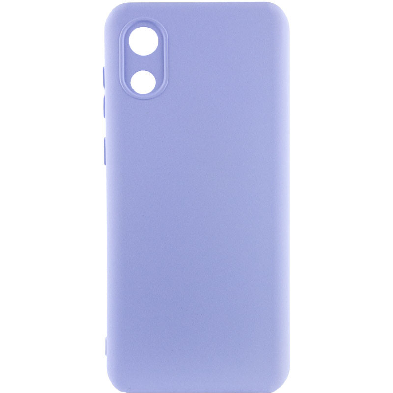 Чохол Silicone Cover Lakshmi Full Camera (A) на Samsung Galaxy A03 Core (Бузковий / Dasheen)