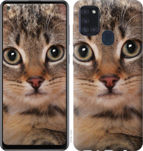 

Чехол Полосатый котик для Samsung Galaxy A21s A217F 933899