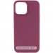 Чохол Silicone Case Full Protective (AA) NO LOGO на Apple iPhone 16 Pro Max (6.9") (Бордовий / Plum)