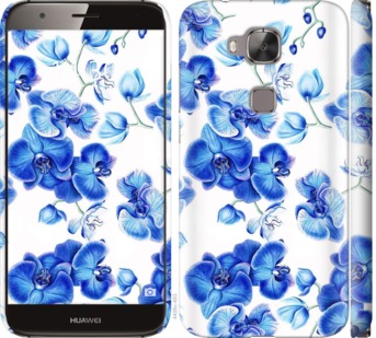 

Чехол Голубые орхидеи для Huawei G8 725278