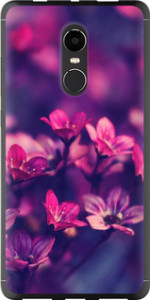 Чехол Пурпурные цветы для Xiaomi Redmi Note 4 (Snapdragon)