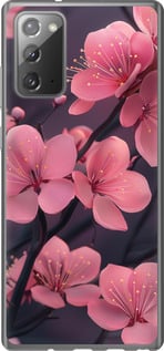 Чохол Пурпурна сакура на Samsung Galaxy Note 20