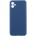 Чохол Silicone Cover Lakshmi Full Camera (AA) на Samsung Galaxy A06 (Синій / Navy blue)